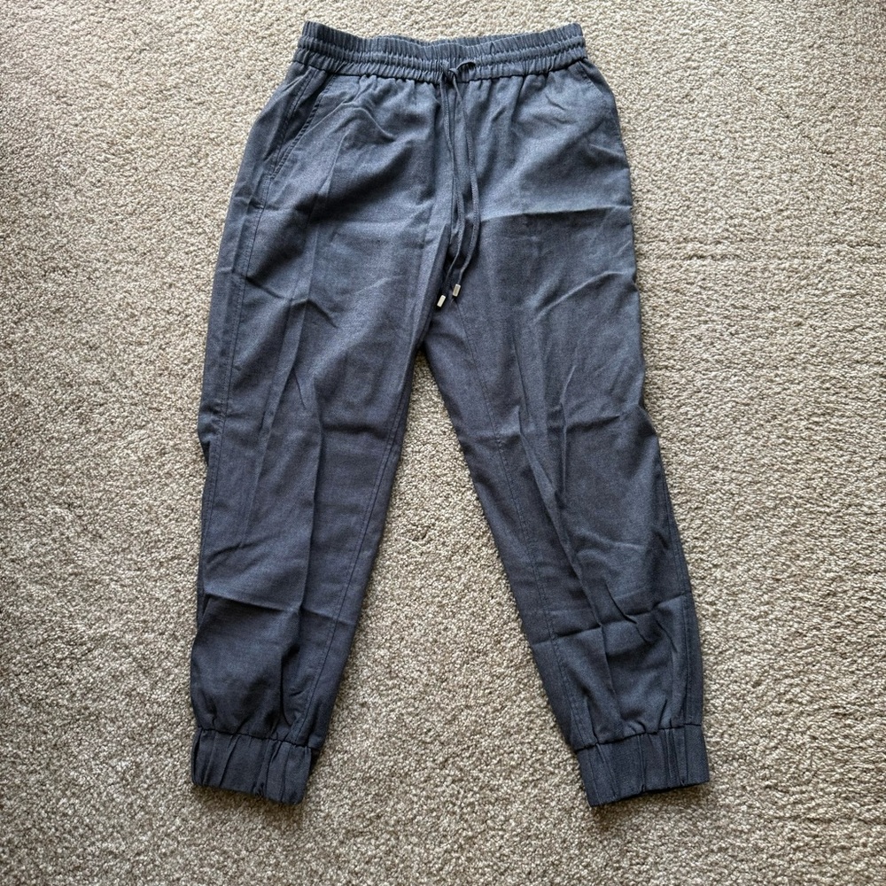 Zara cuffed hem jogging pants - indigo